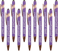 Yucold Bulk Custom Personalized Pens with Name & Logo Printing Personalized custom ballpoint pen for Business, Graduation Gifts & Party Events (Purple,100)