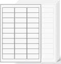 NefLaca 1" x2-5/8 Shipping Address Labels, Blank Mailing Labels, 30-UP White Self-Adhesive Name Tag Stickers for Inkjet and Laser Printer [500 Sheet 15000 Labels]