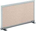 OBEX Acoustical Free Standing Privacy Screen, Cubicle Accessories Desk Privacy Panel, Desk Dividers for Office, Office Furniture Partitions Portable Sound Proof Dividers, 18" x 72", Overcast
