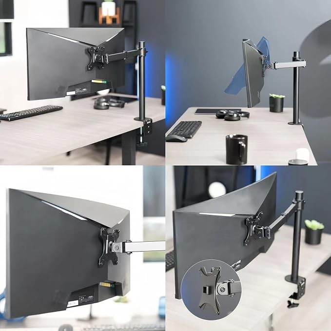 Kado Wall Mount Arm Mount Adapter Bracket Plate Elevated Made for Sceptre Monitor C25 C30 C34 C255B-FWT240 C345B-QUT168 C305W-2560UN C305B-200UN/C305B-200UN1 Series