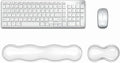 Wrist Rest for Keyboard and Mouse, Ergonomic Gel Keyboard Wrist Rest for Effortless Typing & Pain Relief, Cool Silicone Gel Wrist Support Pad for Gaming, Computers, Laptops, Office