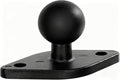 Strg 1'' Ball Mount with Aluminum Alloy Diamond Plate, Universal Electronic Device Mounting Ball Base with AMPS Holes Compatible with RAM 1" B Size Ball Double Socket Arms from Arkon, iBolt, Tackform