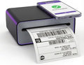 4x6 Thermal Shipping Label Printer - Wireless Bluetooth, Rechargeable Battery, No Ink Needed - for iPhone, Android, Home