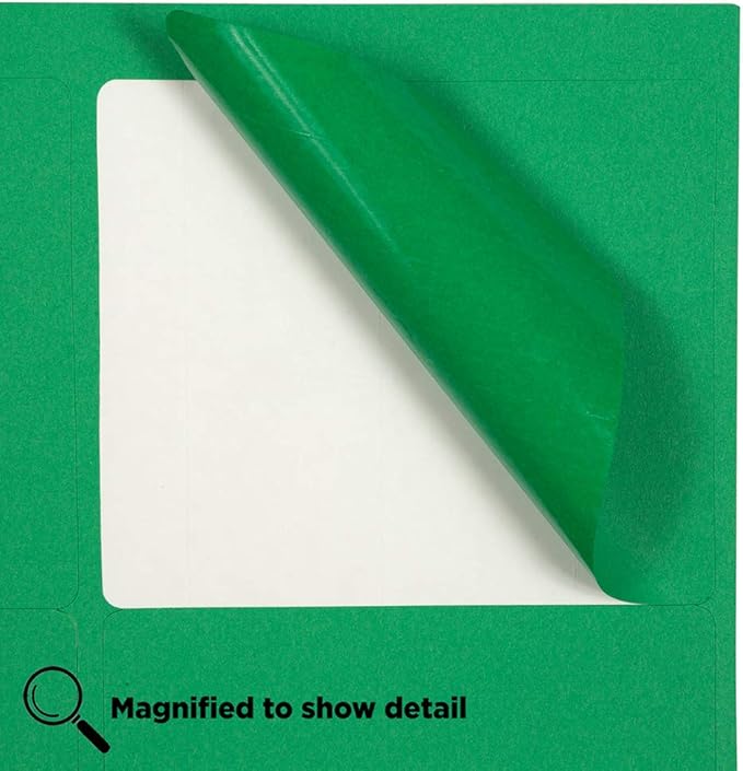 JAM PAPER Shipping Address Labels - Large - 3 1/3 x 4 - Green - 120/Pack