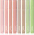 Vitoler Highlighters Assorted Colors,8pcs No Bleed Bible Chisel Tip Highlighters,Aesthetic High lighters for Office Supplies