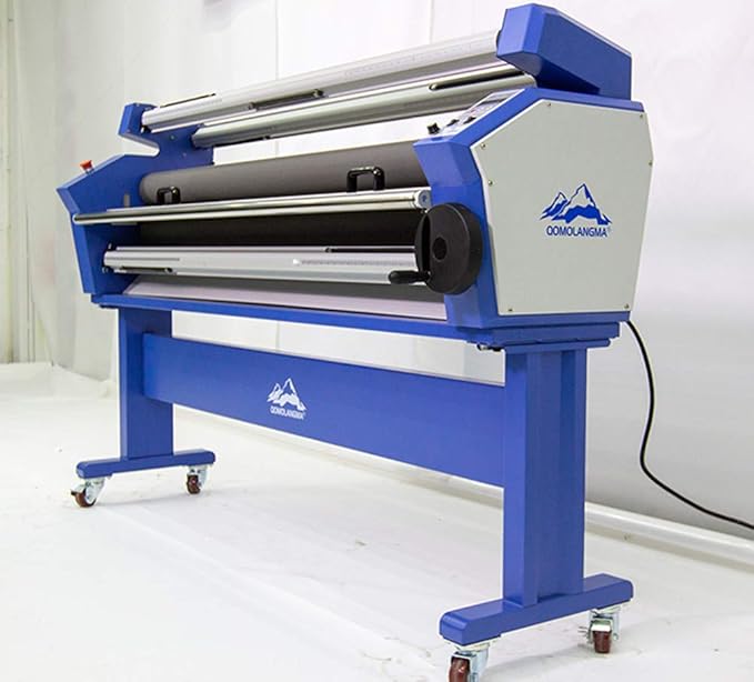 US Stock Wide Format Laminator 55in/63in Full-Auto Cold Laminating Machine With Trimmer - Roll to Roll Large Format (55 Inch)