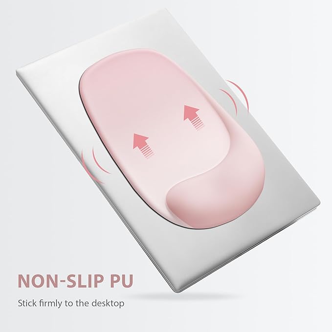 Ospelelf Wrist Rest for Keyboard and Mouse Ergonomic Mouse Pad with Wrist Support Memory Foam Wrist Rest for Computer Keyboard,3-in-1 Gel Mouse and Keyboard Pad for Office Brown