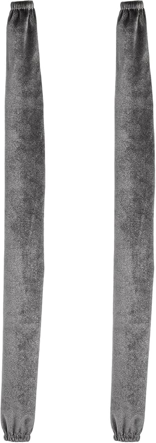 Chandelier Cord Cover Gray 2 Pack with Touch Fasteners,70.8inches Brushed Polyester Fabric Chain Sleeve for TV Cord Cover Decorative Wire Hider Easy Install Convenient for Wire Management