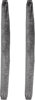 Chandelier Cord Cover Gray 2 Pack with Touch Fasteners,70.8inches Brushed Polyester Fabric Chain Sleeve for TV Cord Cover Decorative Wire Hider Easy Install Convenient for Wire Management