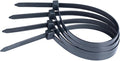 14 Inch Heavy Duty Cable Ties - 60lb Tensile Strength, Weather Resistant Outdoor Black Zip Ties (150 Pack)