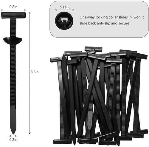 200Pcs Nylon Universal Cable Tie Buckle for Car, New Multifunctional Heavy Duty Self Locking Automotive Fasteners for DIY Car Repair, Wire Management, Home,Office Use