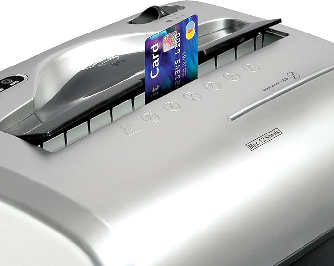 Aurora AU1217XB 12-Sheet Professional Crosscut Paper Shredder with Pullout Basket