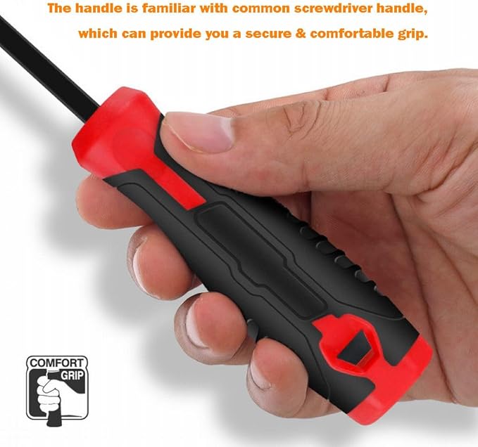 PANSHIYON Staple Remover, Heavy Duty Staple Remover Tool,Upholstery Stapler Puller Lifter for Carpet,Wood,Floor, Furniture, Construction