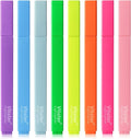 Piochoo Aesthetic Highlighters,8pcs Bible Highlighters,Vibrant Colors, Cute Highlighter Assorted Colors, Cute Markers Back to School Supplies