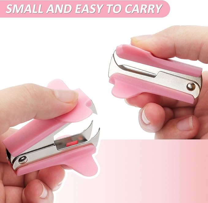 ZZTX 3 Pack Staple Remover Staple Puller Removal Tool for Home, School, Office (Pink, Blue, Purple)