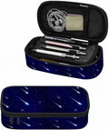 Flying Comets Pencil Case Galaxy Stardust Shining Stars Universe Space Pencil Bag Pen Markers Pouch Holder Organizer for Office Clerks
