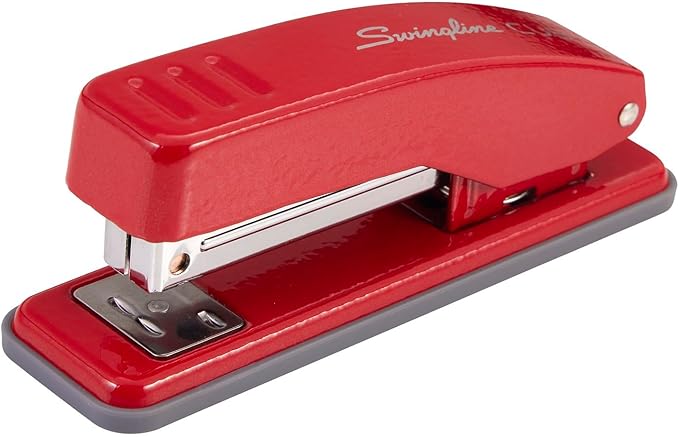 Swingline Stapler, Cub Compact Desktop Stapler, 20 Sheet Capacity, Metal, Rio Red (S701070)