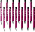 Yucold Customized ballpoint pens in bulk, personalized ballpoint pens with free engraving, for use in companies, enterprises, graduation anniversaries (Rose pink,26)