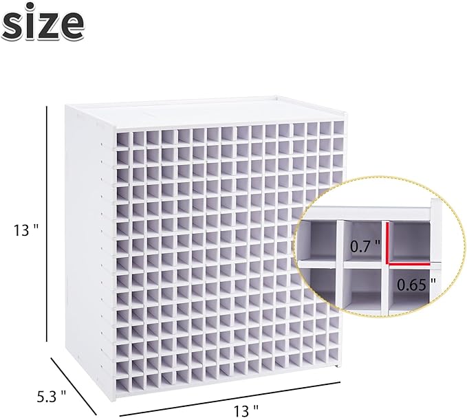 SANFURNEY Marker Pen Organizer Holder for 240 Markers, Craft Art Supply Storage Rack, Desktop Art Marker Pens Colored Pencils Holder Storage Case for Home Classroom Office