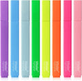 Vitoler Highlighters Assorted Colors,8pcs Chisel Tip Highlighters, High lighters No Bleed for Office Supplies