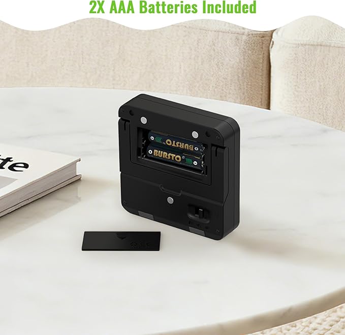 FCXJTU Digital Dual Kitchen Timer, 4-Channel Magnetic Countdown Timer for Cooking, On/Off, Large Display Multi Food Loud Alarm Silent for Classroom Seniors Battery Included (White)