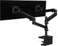 Ergotron – Upgraded LX Pro Premium Vertical Stacking Dual Monitor Arm, VESA Desk Mount – for 2 Monitors Up to 24 Inches, 4 to 22 lbs Each – Matte Black