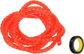 MECCANIXITY Spiral Cable Wrap 9.8ft/3.0M 8mm Cable Management Sleeve PP Insulation Cord Organizer for Computer Wire Power Cable Gas Pipe Red with Tape