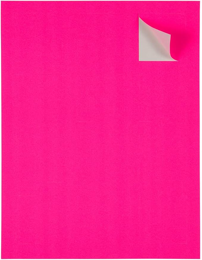 JAM PAPER Product & Container Labels - Square - 2 x 2 - Neon Pink - 120/Pack