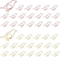OWLFAVO 40pcs Bird Shape Paper Clips with Clear Box, Rose Gold and Yellow Gold, Funny Cute Paperclips Bookmarks Planner Clips for Fun Office Supplies School Gifts Wedding Decoration …