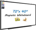 H-Qprobd Large White Board Dry Erase Board for Wall 72"X40" Magnetic Whiteboard with Long Pen Tray, Presentation Dry Erase Boards for Office, Classroom, School, Home