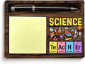 Science Teacher Gifts for Women Men, Gifts for Science Teacher Thank You Appreciation Birthday Back to School, Sticky Note Holder Classroom Office Decor