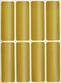Royal Green Writable Rectangular Labels, 1 x 3 inch, Metallic Gold Colored Stickers for Labeling - 120 Pack