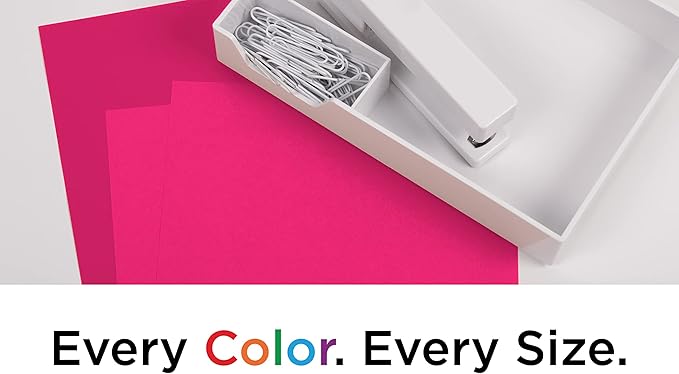 JAM PAPER Colored 24lb Paper - 90 gsm - 8.5 x 11 - Ultra Fuchsia Pink - 50 Sheets/Pack