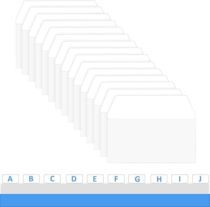 Zonon 200 Pieces Tabs 2 Inch Sticky Index Tabs, Writable and Repositionable File Labels Flags White Page Pop up Markers Labels for Reading Notes, Books and Classify Files