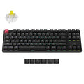 Keychron K8 Version 2 TKL Custom Wireless Mechanical Keyboard, QMK Programmable Bluetooth 5.2/Wired, RGB Backlit with Shine-Through PBT Keycaps, Super Banana Switch for Mac Windows Linux