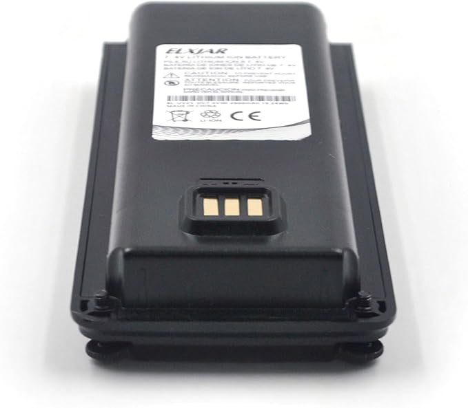 (2-Pack) High Capacity 2600mAh 7.4V Li-ion Battery with USB-C Charging Port Compatible with UV-25 UV-25 Pro Max AR-25R Walkie Talkie, Replaces BL-UV25 P/N for Extended Runtime