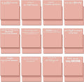 Yinder 24 Pcs Employee Appreciation Sticky Notes New Year Gift Bulk Motivation Sticky Note Pads Inspirational Gift for Teacher Nurse Staff Coworker Office Supply 3 x 3'' (Appreciation,Pink Color)