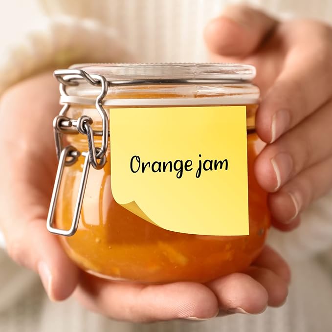 Fainne 120 Pack Sticky Notes Bulk 3 x 3 inch Self Stick Note Pads Multicolor Paper Memo for Office School Supplies Student Teacher Classroom Back to School Essentials, 50 Sheet/Pad(Simple Color)