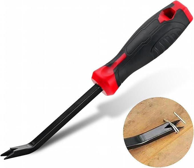 PANSHIYON Staple Remover, Heavy Duty Staple Remover Tool,Upholstery Stapler Puller Lifter for Carpet,Wood,Floor, Furniture, Construction