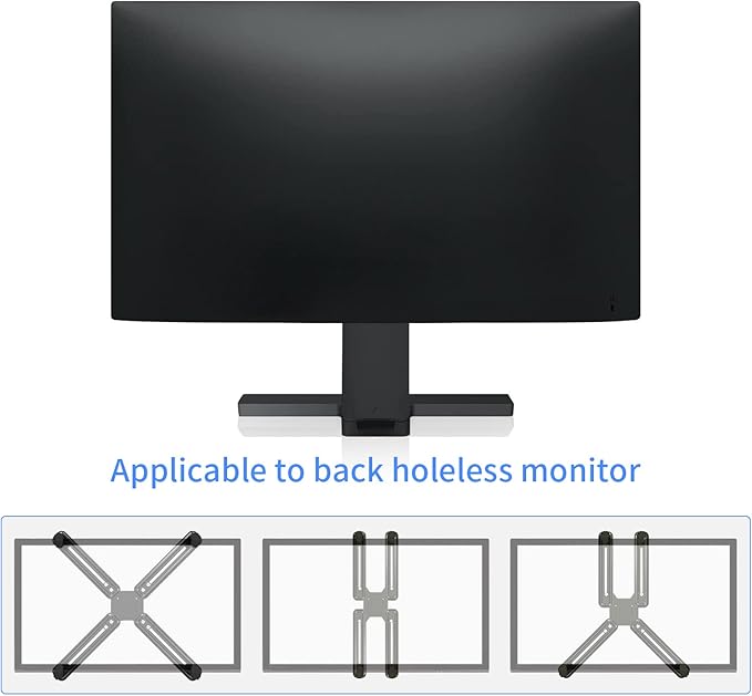 Pholiten VESA Mount Bracket Adapter Monitor Arm Mounting Kit for Screen 13 to 27 inch,75mm or 100mm VESA