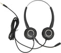 XinrZythrop Customer Service Headset with Noise Cancelling, Wired Office Headphones for Call Center, USB Cable Control Business Headset with 3.5mm Jack, Adjustable Microphone Boom for Clear Co