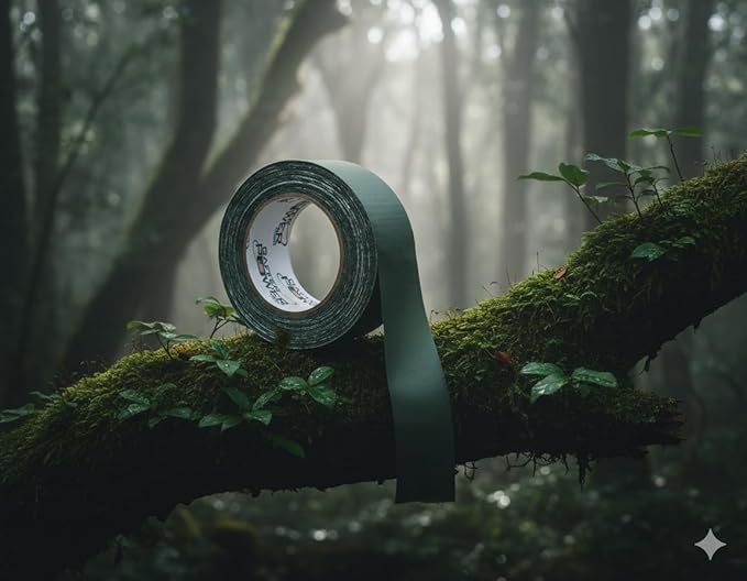 Gaffer Power Real Professional Grade Gaffer Tape, Made in The USA, Heavy Duty Gaffers Tape, Non-Reflective, Multipurpose. (2 Inches x 30 Yards, Forest Green)
