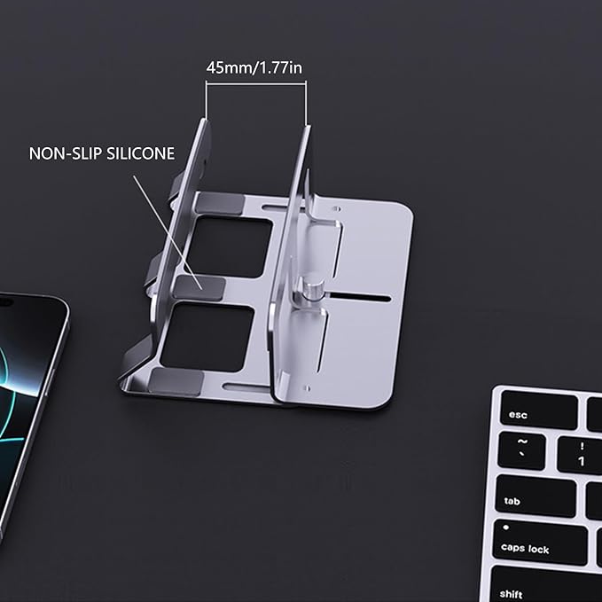 Desktop Stand Holder Adjustable Dock Vertical Saving Dock Space Saving for Laptop Notebook Vertical Ergonomic