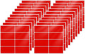 FINDAT Color Coding Stickers Rectangle 1.57×0.75 Inch Vinyl Red Sticker Removable Waterproof Writable File Folder Moving Labels for Boxes Home Office Marking 160 PCS