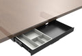 Under Desk Slide Out Pencil Drawer, Storage Organizer 15 Inch Wide, Ball-Bearing Slides, Black (8x14.4 Inch)