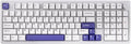 EPOMAKER Galaxy100 QMK/VIA Wireless Gaming Keyboard, Aluminum Shell, BT/2.4Ghz/USB-C, Pre-Lubed Hot-Swappable Linear Switches, NKRO, RGB Backlit (White Purple, Marble White Switch)