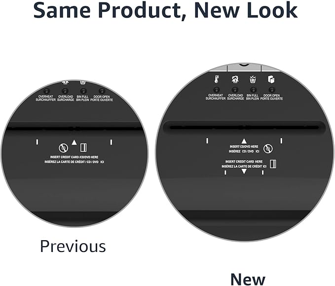 Amazon Basics 18 Sheet Cross Cut Paper, CD, and Credit Card Shredder, Black