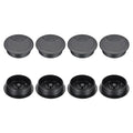 PATIKIL 53mm Desk Grommet, 8pcs Desk Cord Hole Cover Desk Cable Hole Grommet Cover Sturdy ABS Plastic Round for Cables Cabinets Desktop Equipment Wiring Organizing,Elasticity, Black