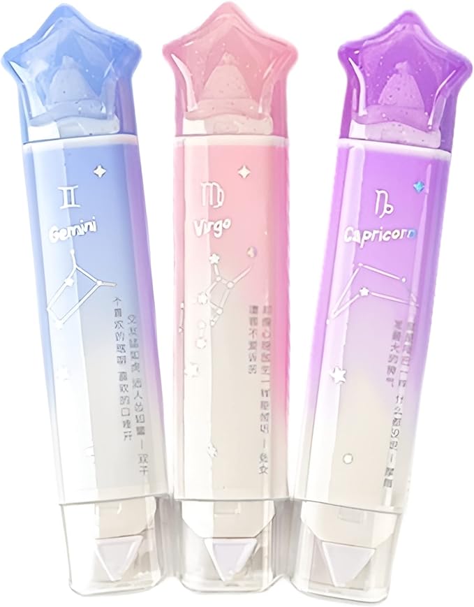 BITOSEE 2 in 1 Correction Tape and Double Sided Tape Roller, Cute Quick Dry Japan Correction Tape, with Adhesive Tape Runner,for School Office supplies