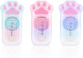 Kogcmeetl 3 Pack White Out Correction Tape, Cute Mini Correction Tape, Kawaii Cat Paw White Out Tape for Cat Lovers Students and School Office Supplies